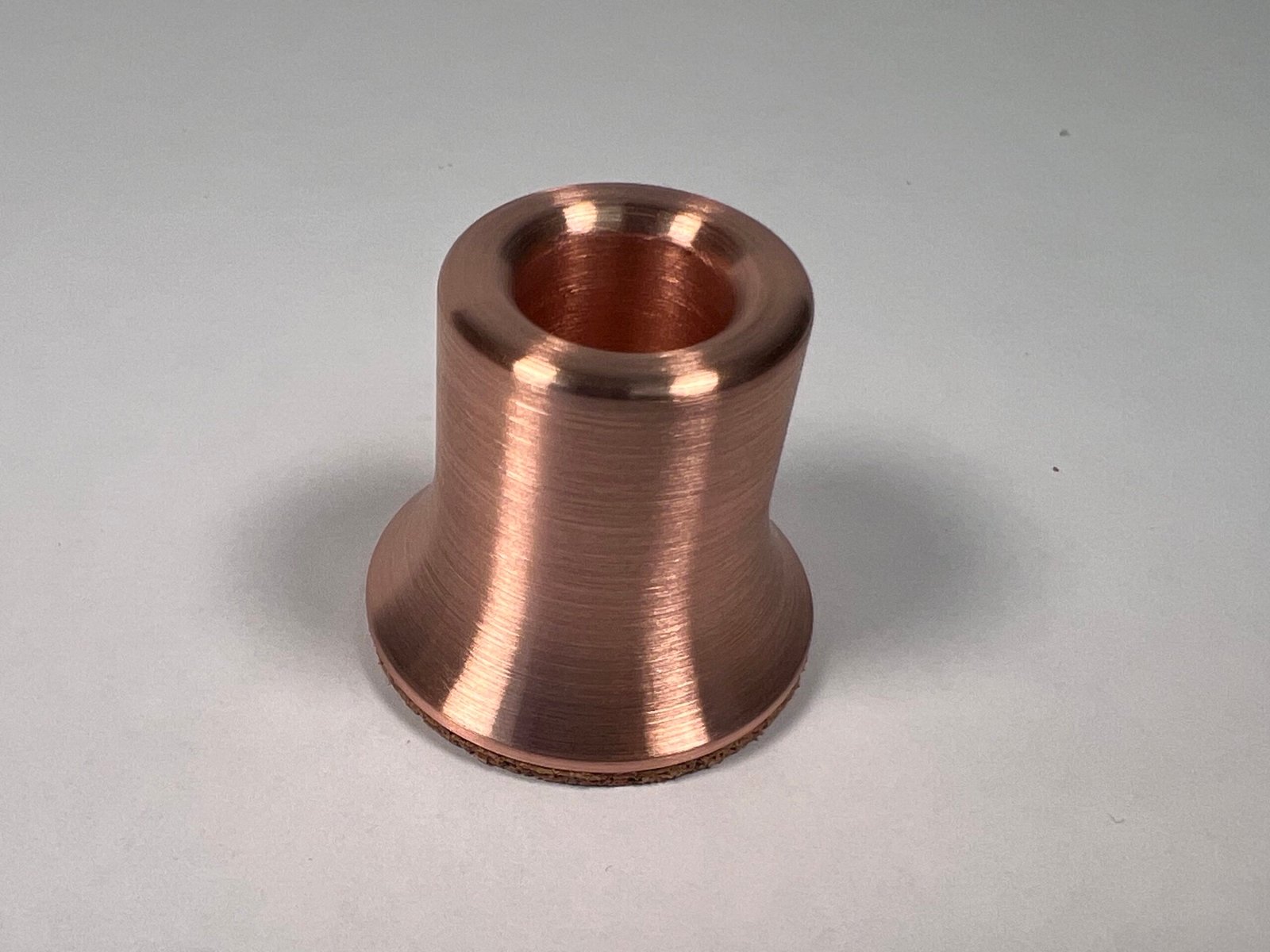 Copper Pen Stand - Solid Machined Copper Pen Holder - Paper Weight - Image 2