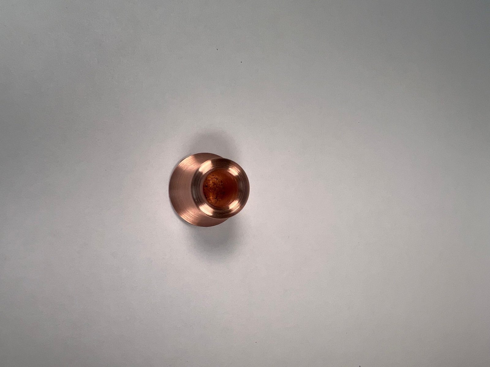 Copper Pen Stand - Solid Machined Copper Pen Holder - Paper Weight - Image 4