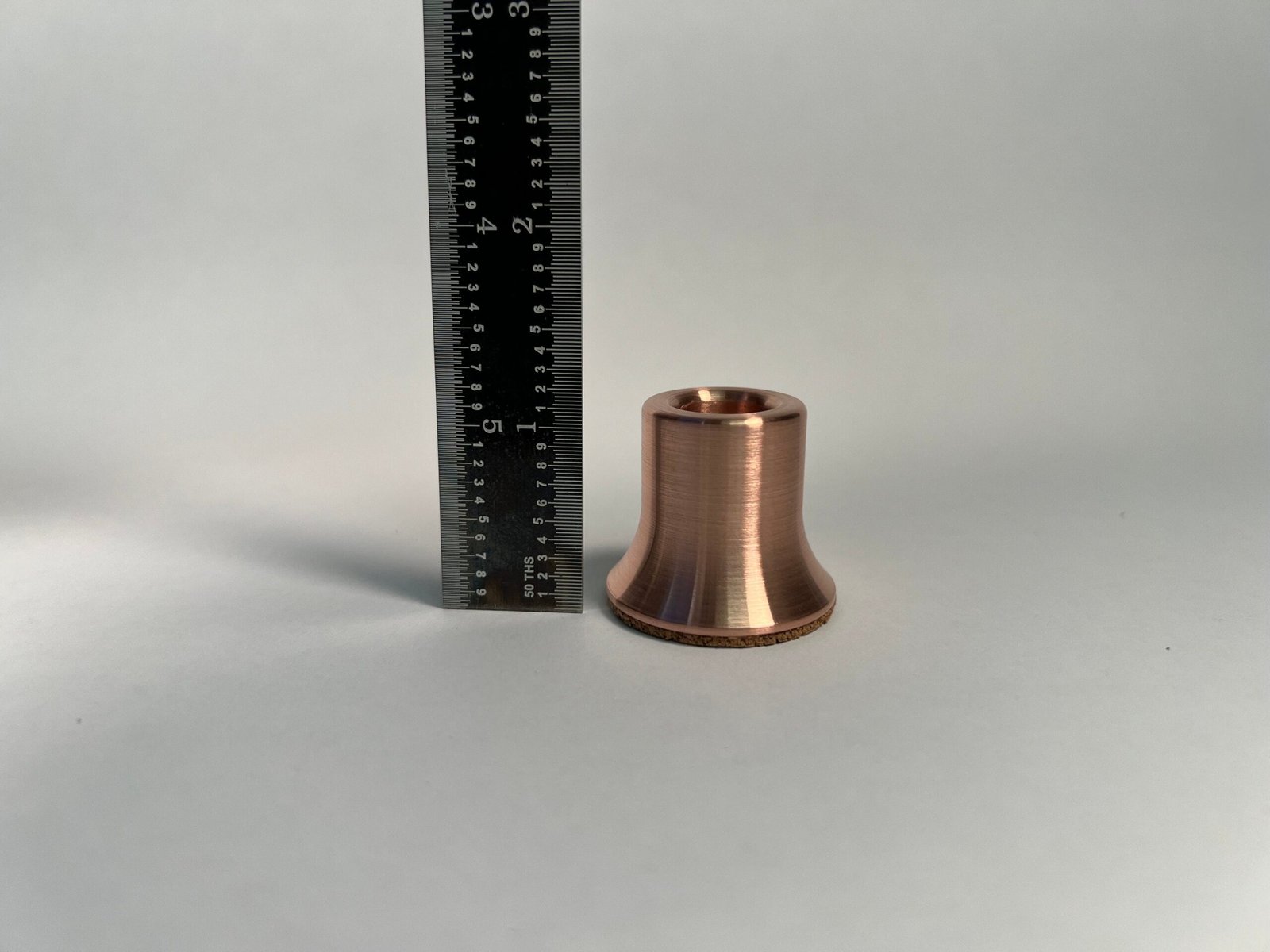 Copper Pen Stand - Solid Machined Copper Pen Holder - Paper Weight - Image 8