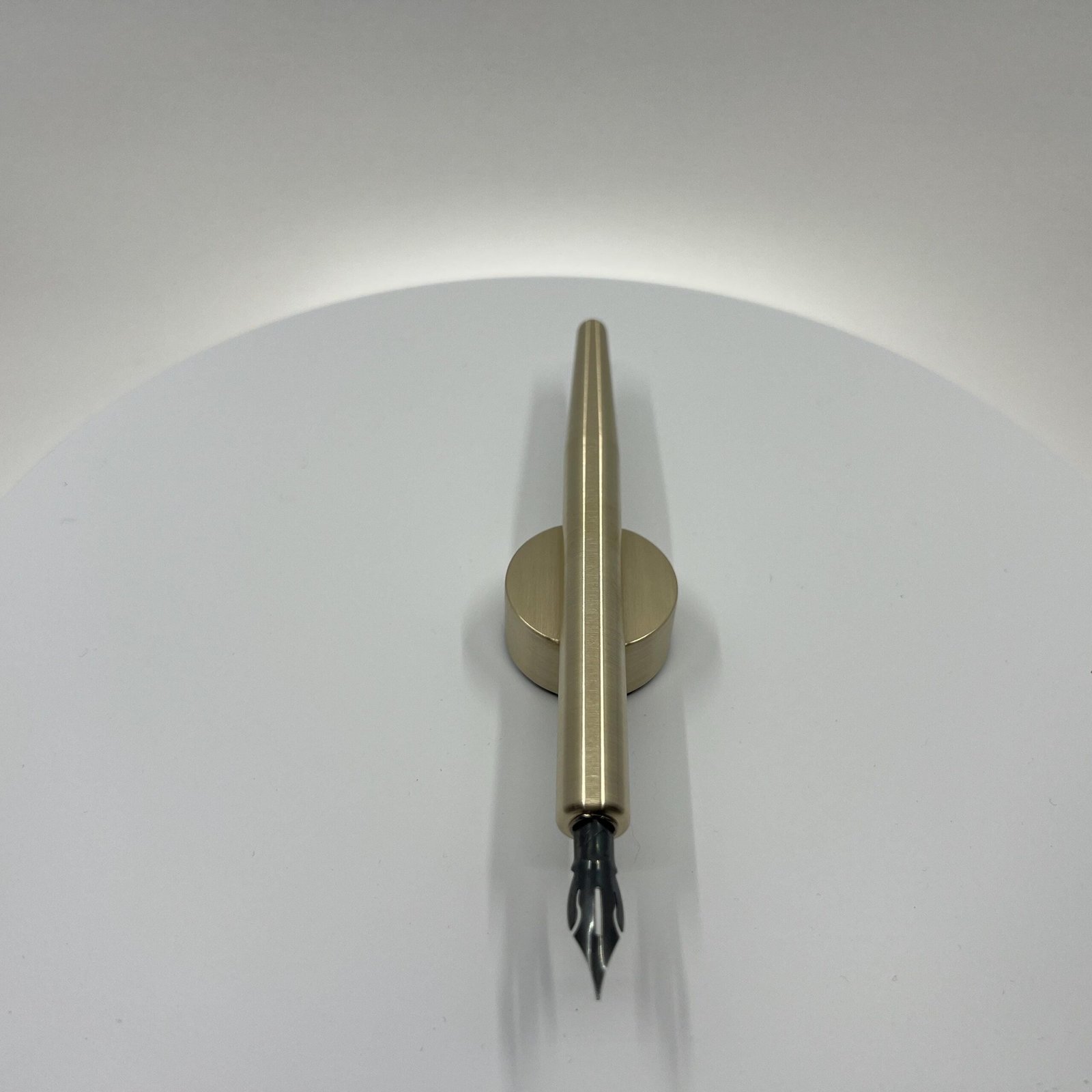 Brass Calligraphy Dip Pen with Blue Pumpkin Nib – Classic Elegance Meets Modern Design - Image 7